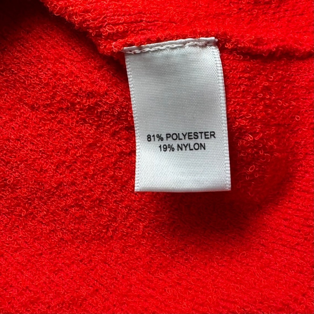 Rachel Zoe Red/Orange Cardigan with Silver Buttons - Picture 9 of 11